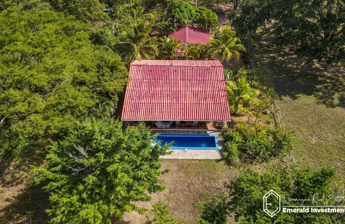 Красивый дом в Лагуна-де-Апойо Никарагуа - Casa Laguna Azul