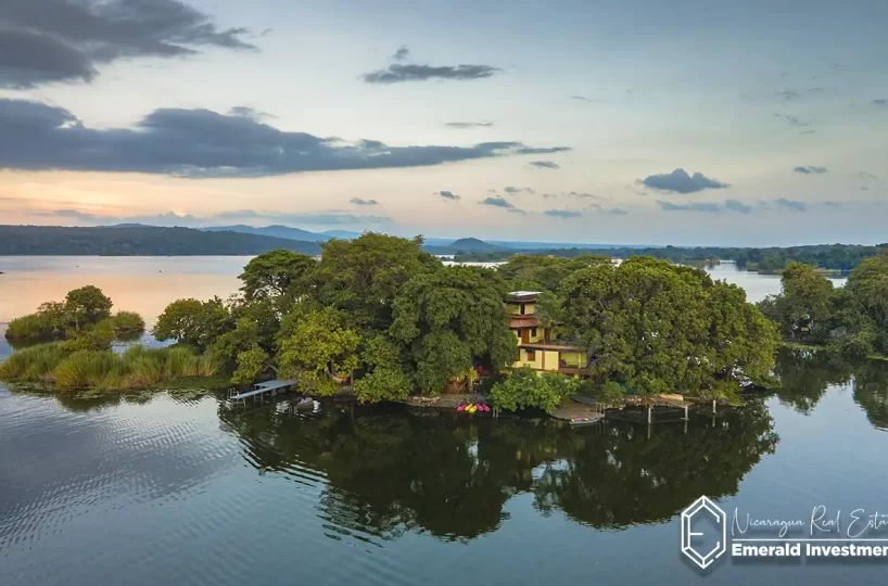 Beautiful island in isletas de Granada, Nicaragua - Zopango Orchid Island