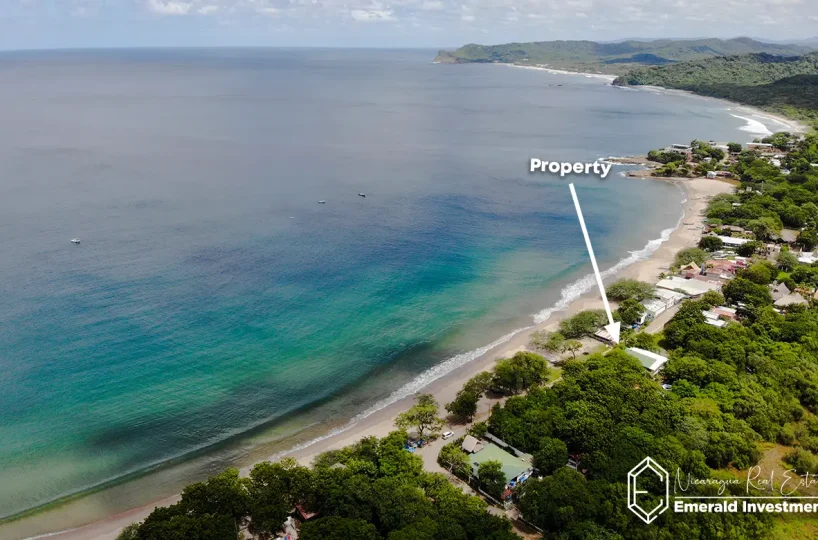 Titled Beachfront Property with Two Houses in Playa Gigante, Nicaragua