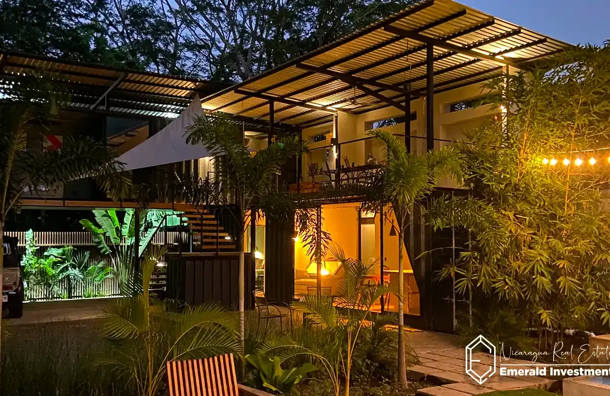 Luxury Container Home with 3 Private Suites in San Juan del Sur, Nicaragua