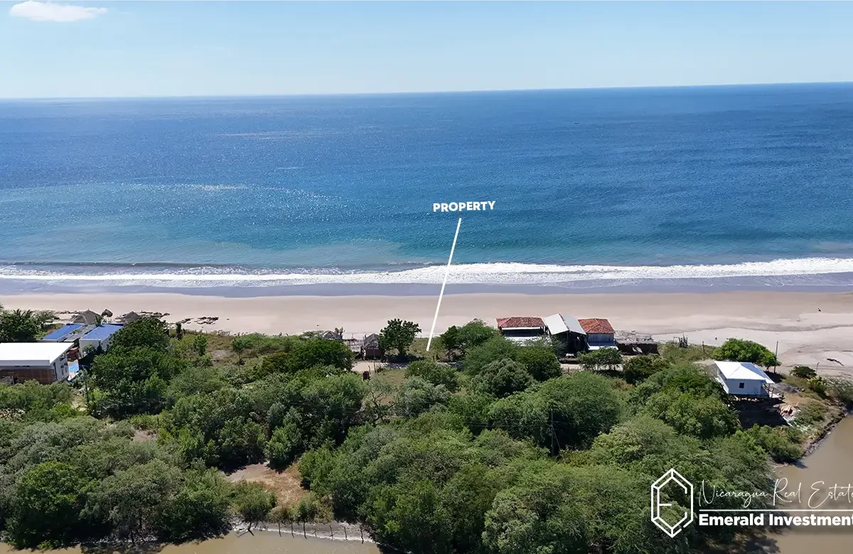Terrains en bord de mer, deuxième rangée, à vendre à Popoyo