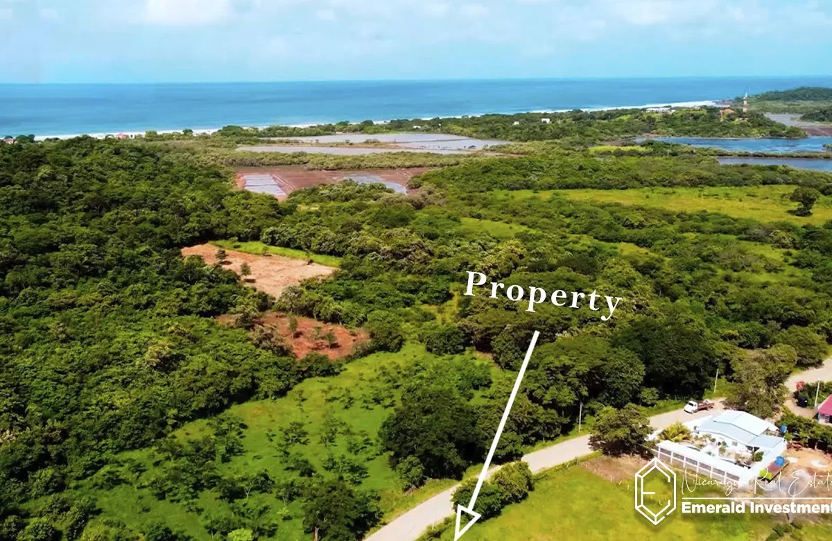 Land for Sale in Playa Popoyo Nicaragua–Monte Cristo ½ Acre