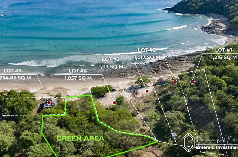 Luxury Oceanfront lots in Playa Remanso, San Juan del Sur