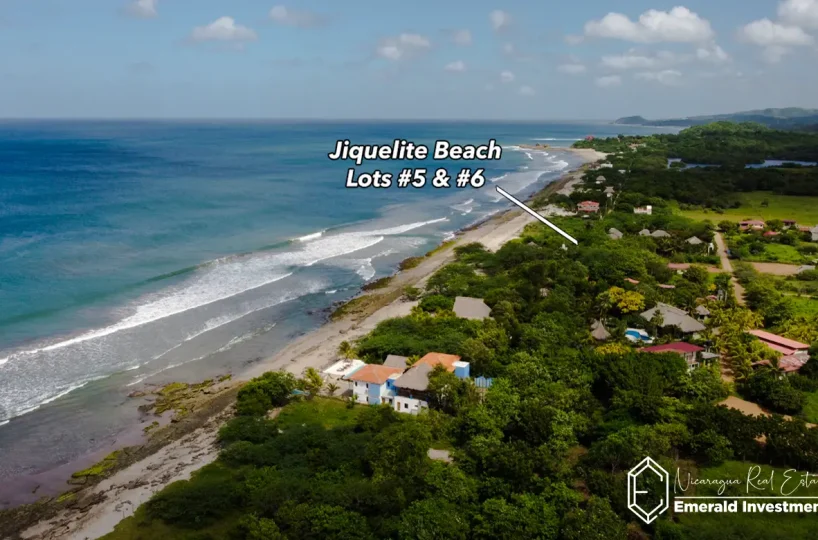 Beach Double Lot in Playa Jiquelite, Nicaragua