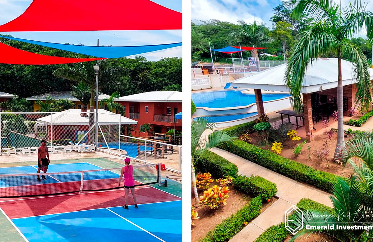 Las Escadas – Comfortable Apartments in San Juan del Sur East - Pickleball Court