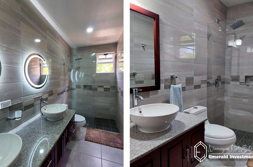 Las Escadas – Comfortable Apartments in San Juan del Sur East - beautiful bathrooms