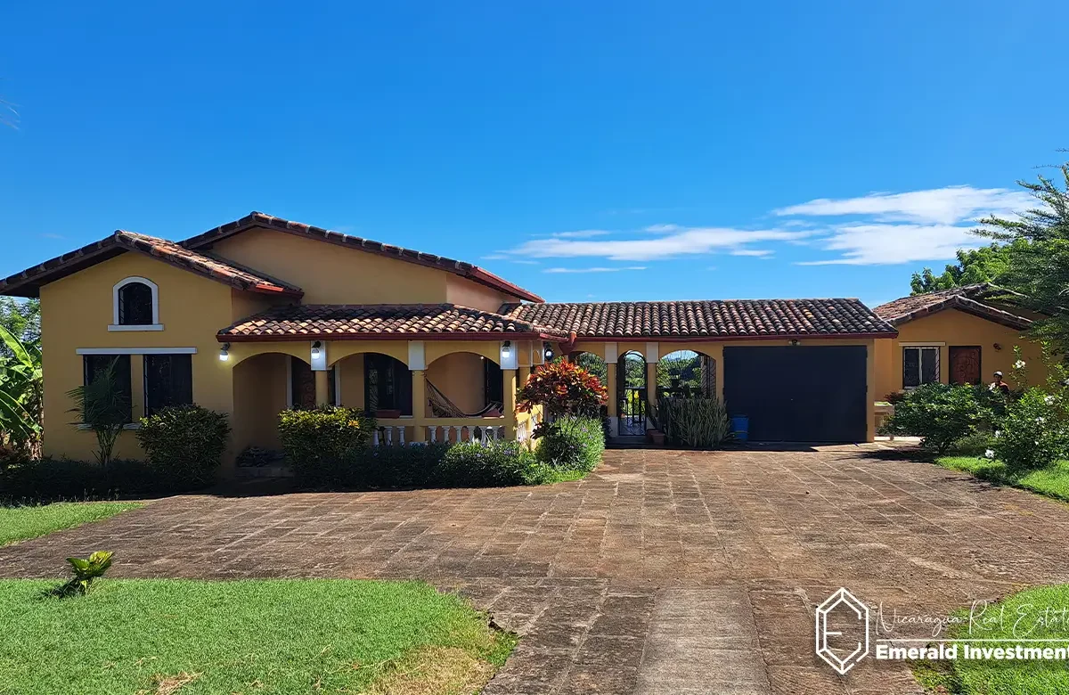 Hacienda Style Home with Lake View in Granada, Nicaragua