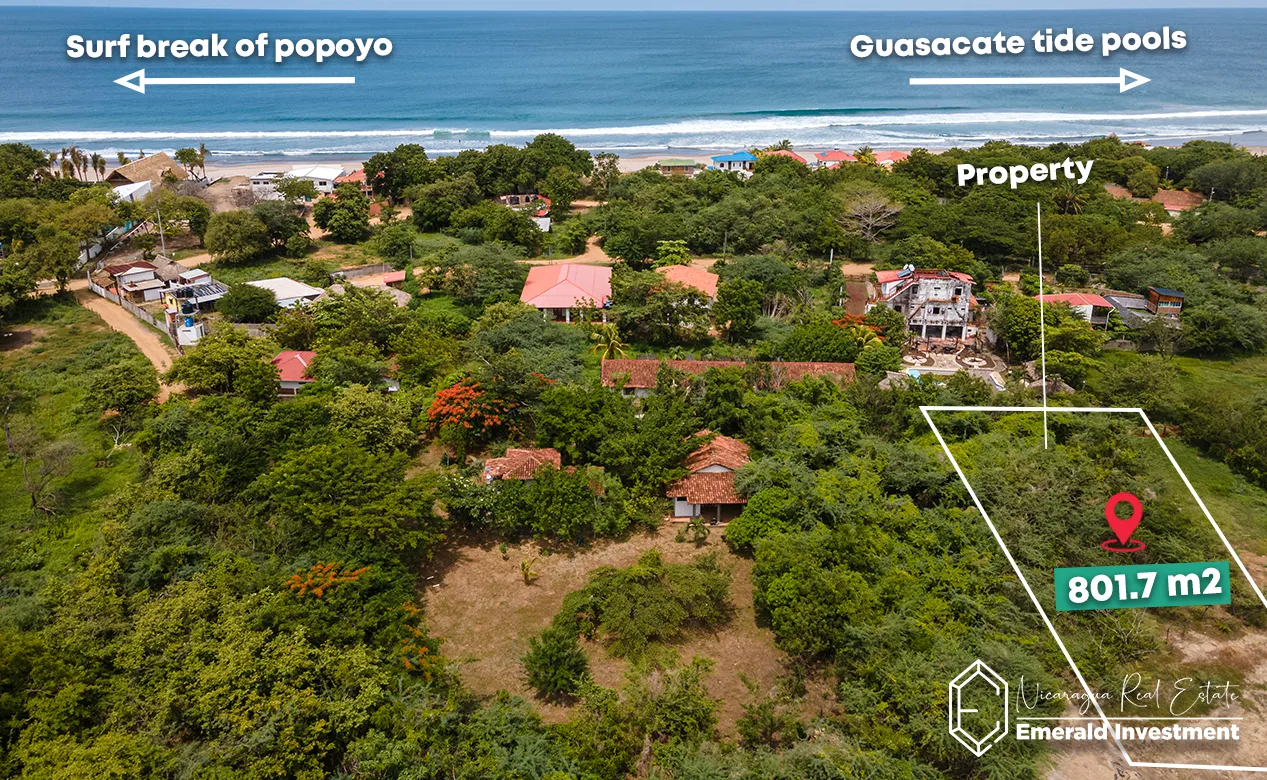 Residential Lot for Sale Near Guasacate Beach, Nicaragua