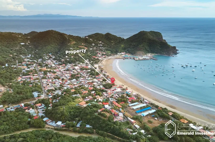 Commercial Lot Steps from the Beach in San Juan del Sur-bay-view