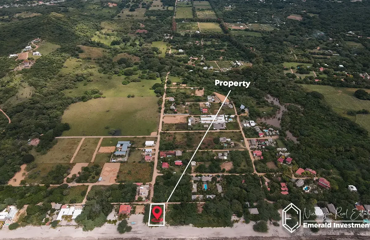 Beachfront Lot for Sale in Popoyo & Jiquelite