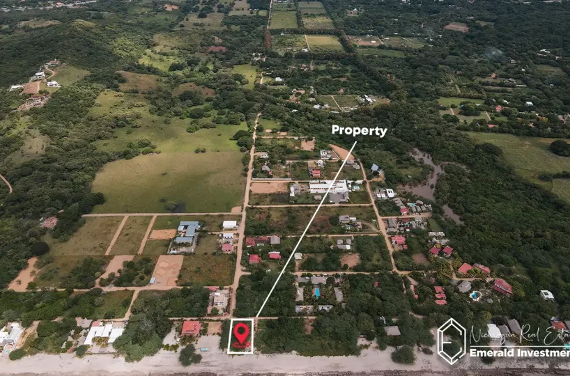 Beachfront Lot for Sale in Popoyo & Jiquelite