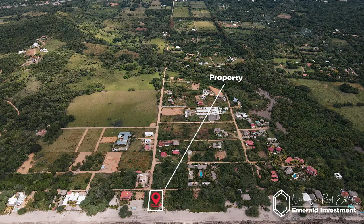 Beachfront Lot for Sale in Popoyo & Jiquelite