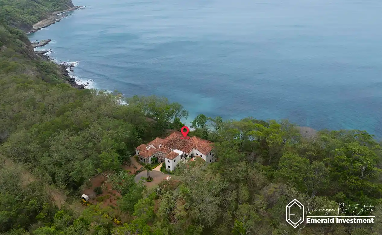 Luxury Ocean-View Home in Rancho Santana - M7 Casa Cielo Grande - Drone view